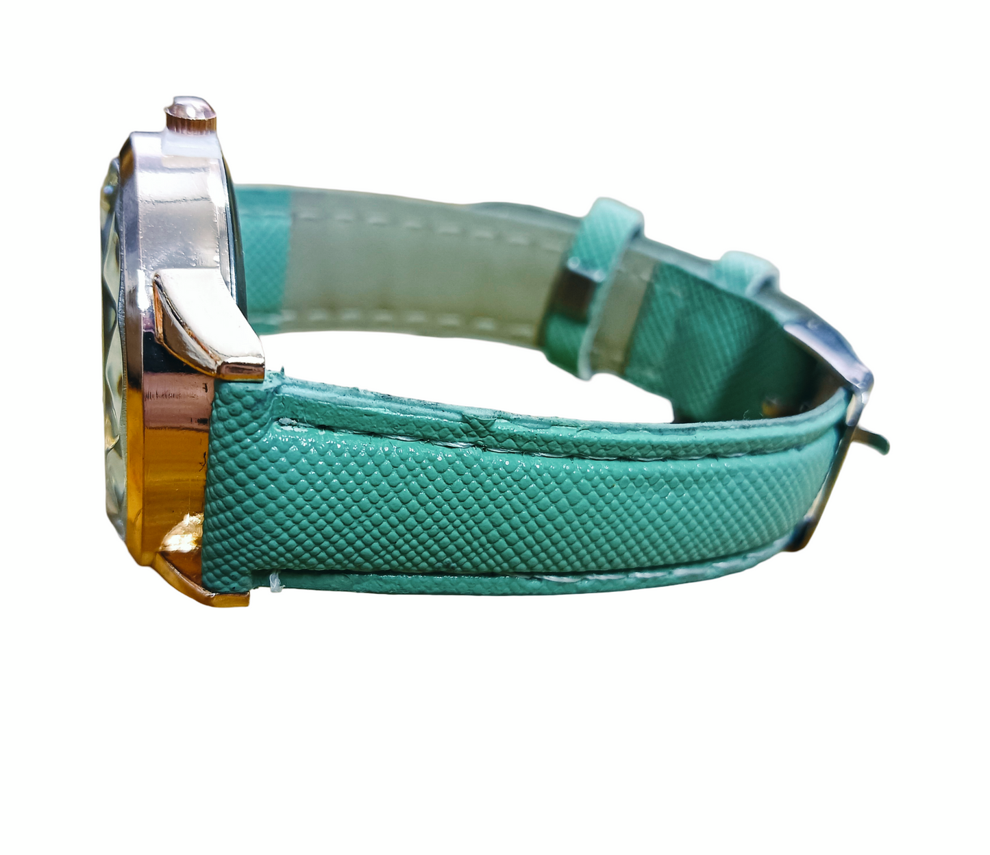 Baisha 4822 Teal Leather Strap Watch