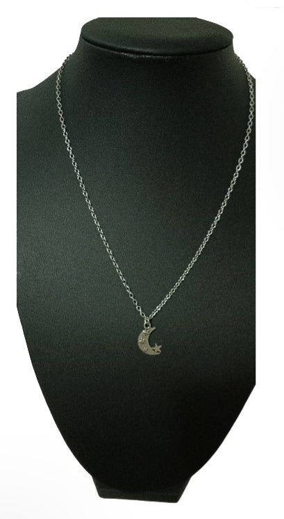 Crescent Moon Necklace - Lunar Elegance