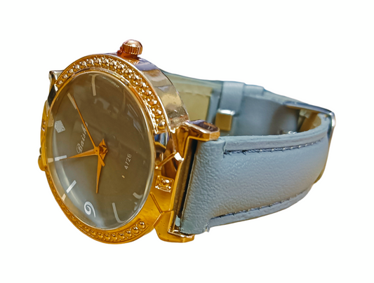 Baisha 4726 Women's Watch - Elegant Gold plated and Gray Timepiece